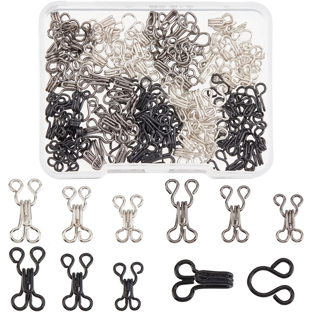 90 Sets 3 Sizes Sewing Hooks a - Sewing Jackets reseña y precio