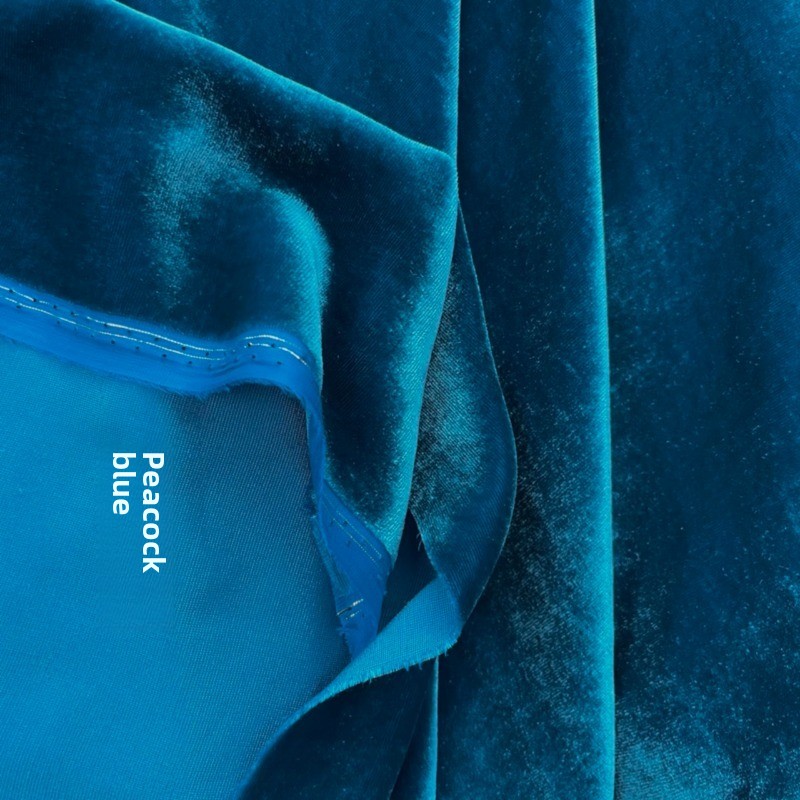 100% Mulberry Silk Burnt Out V - Sewing Velvet Fabric reseña y precio