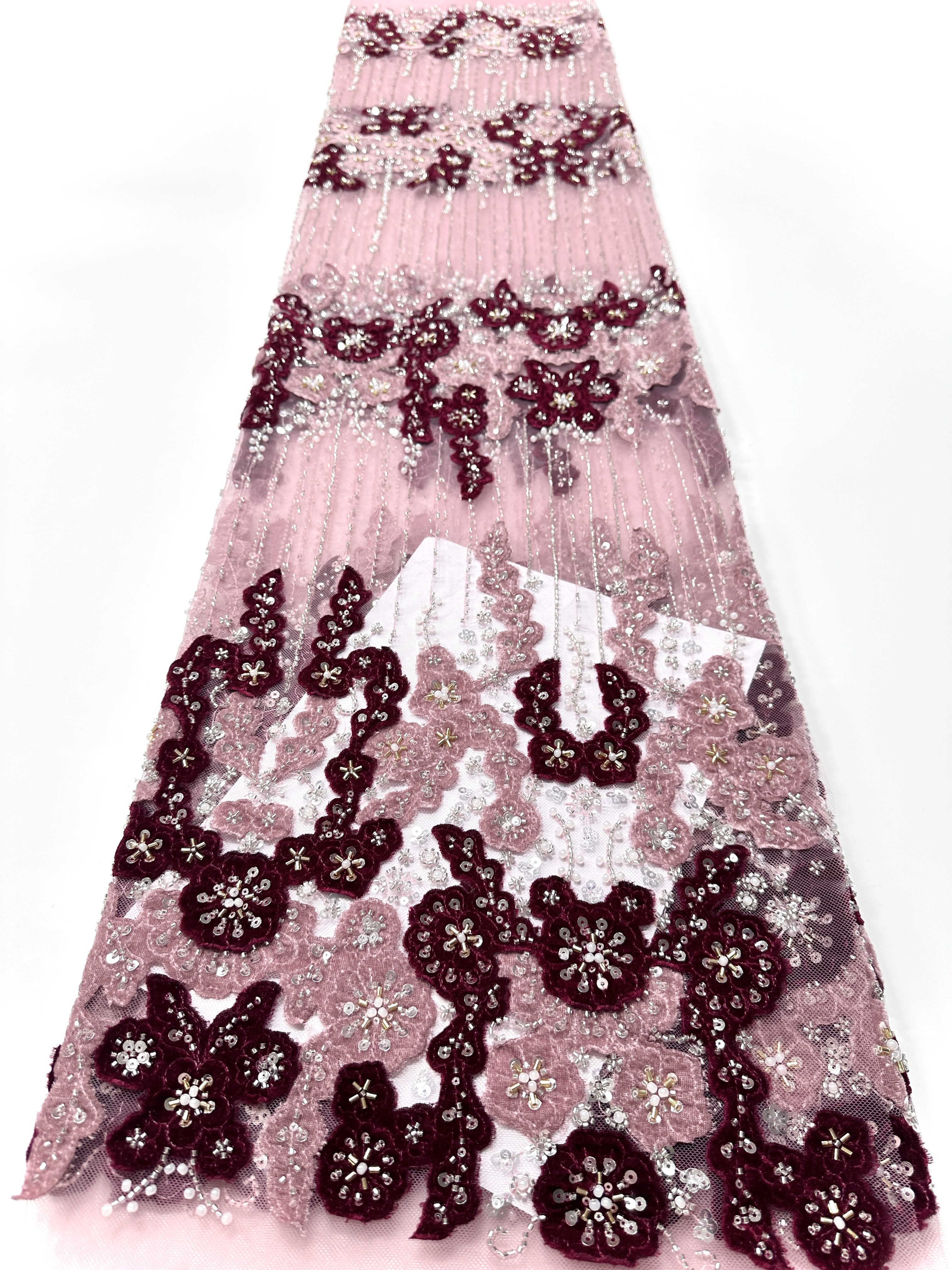 2025 New Design Luxury French  - Sewing Velvet Fabric reseña y precio