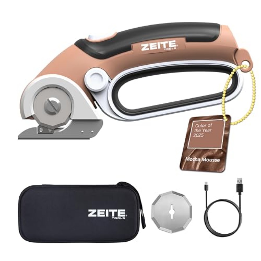 4V Cordless Electric Scissors  - Rotary Cutter Fabric reseña y precio