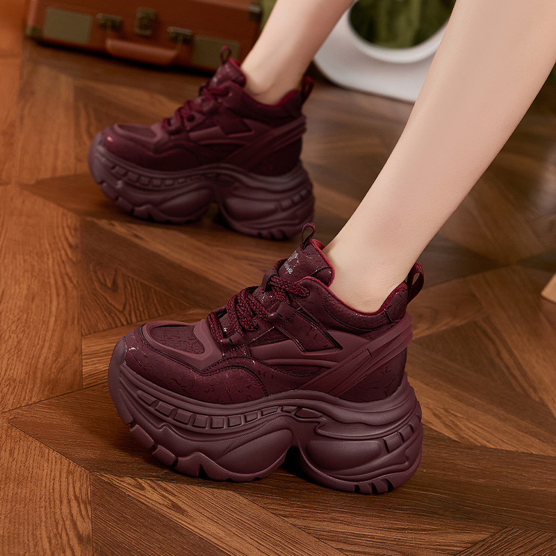 Fashion 9cm Thick Sole Dad Sho - Sewing Fleece reseña y precio
