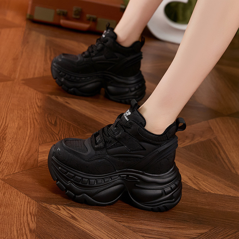 Fashion 9cm Thick Sole Dad Sho - Sewing Fleece reseña y precio
