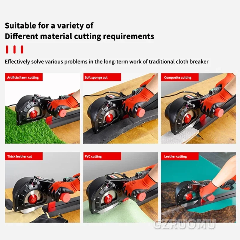 168MM 110V Electric Rotary Fab - Rotary Cutter Fabric reseña y precio