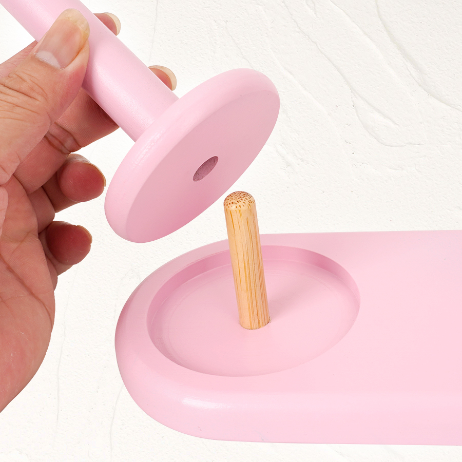 1pc Double-axis wooden yarn ho - Sewing Production reseña y precio