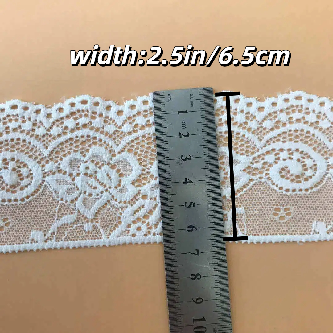 Exquisite Elastic Lace Trim, A - Vintage Sewing Textile reseña y precio