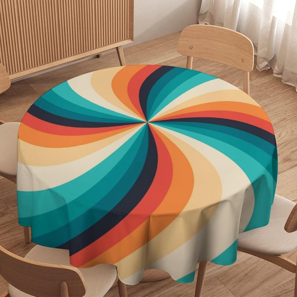 Vintage Groovy Swirl Round Tab - Century Textile & Sewing Supply Saskatoon Sk reseña y precio