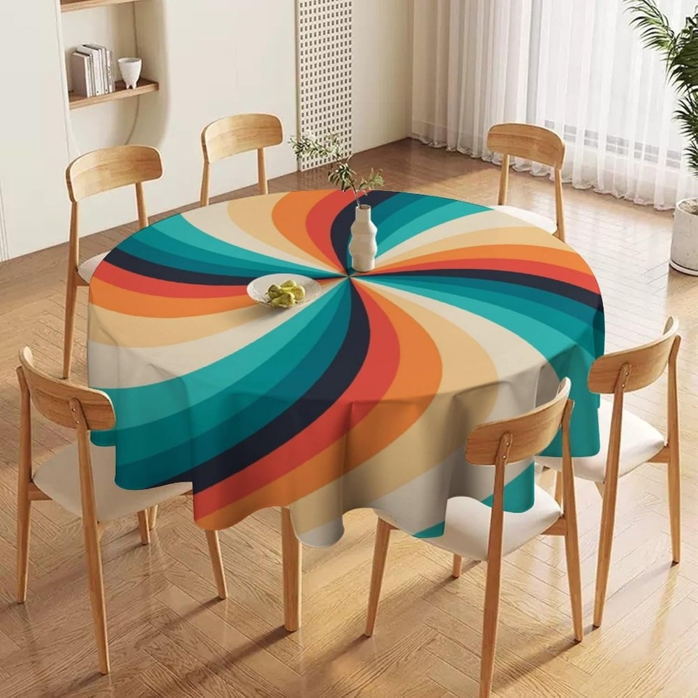 Vintage Groovy Swirl Round Tab - Century Textile & Sewing Supply Saskatoon Sk reseña y precio