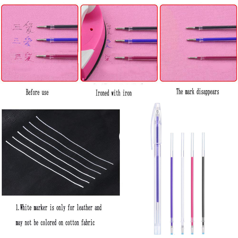 100Pcs Heat Erasable Pens Refi - Fabric Marking Pen reseña y precio