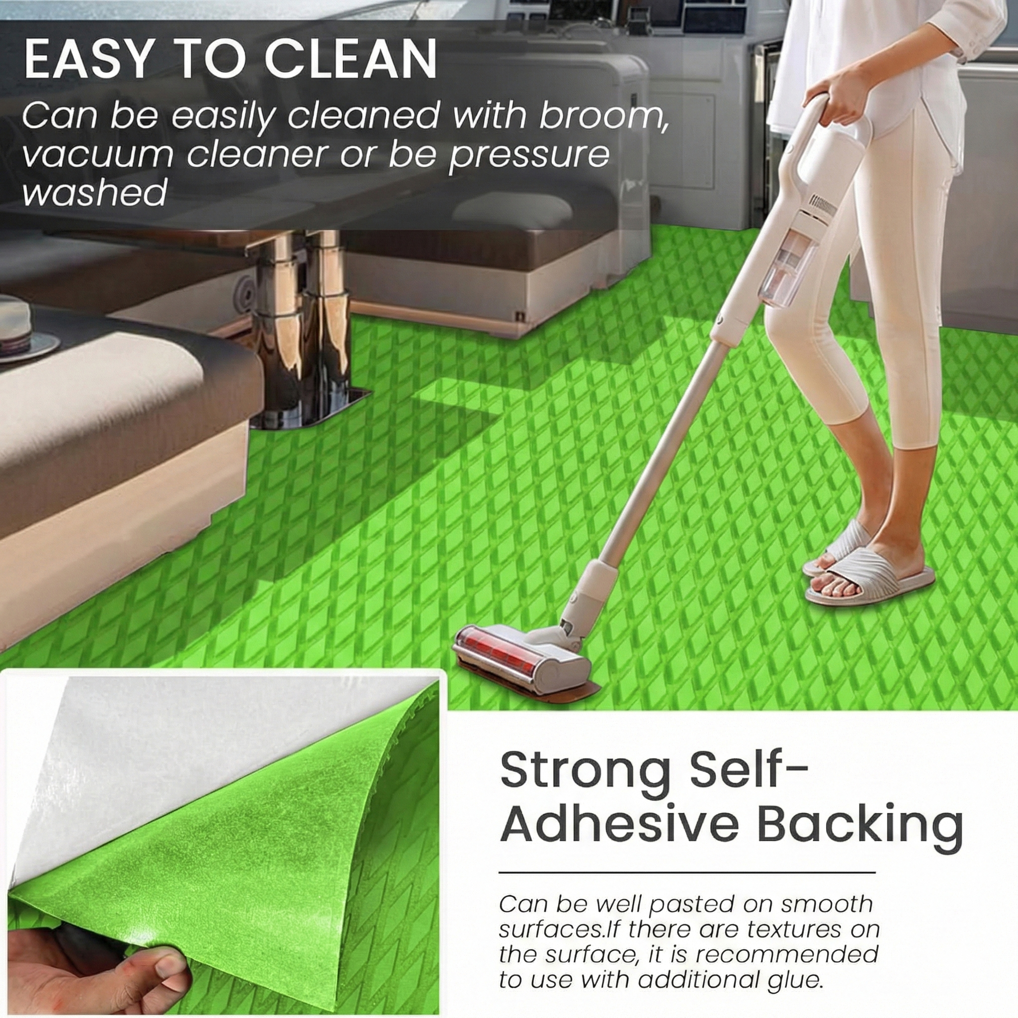 2400x550x5mm EVA Boat Decking  - Cutting Mat Self Heal reseña y precio