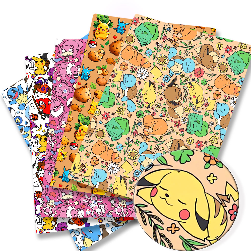 Pokemon Cartoon Fabric140*50cm - Sewing Production reseña y precio