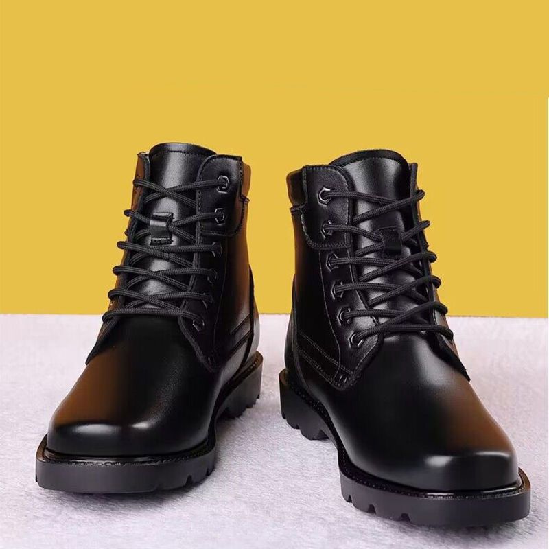 ​Men's Winter Genuine Leather  - Sewing Fleece reseña y precio
