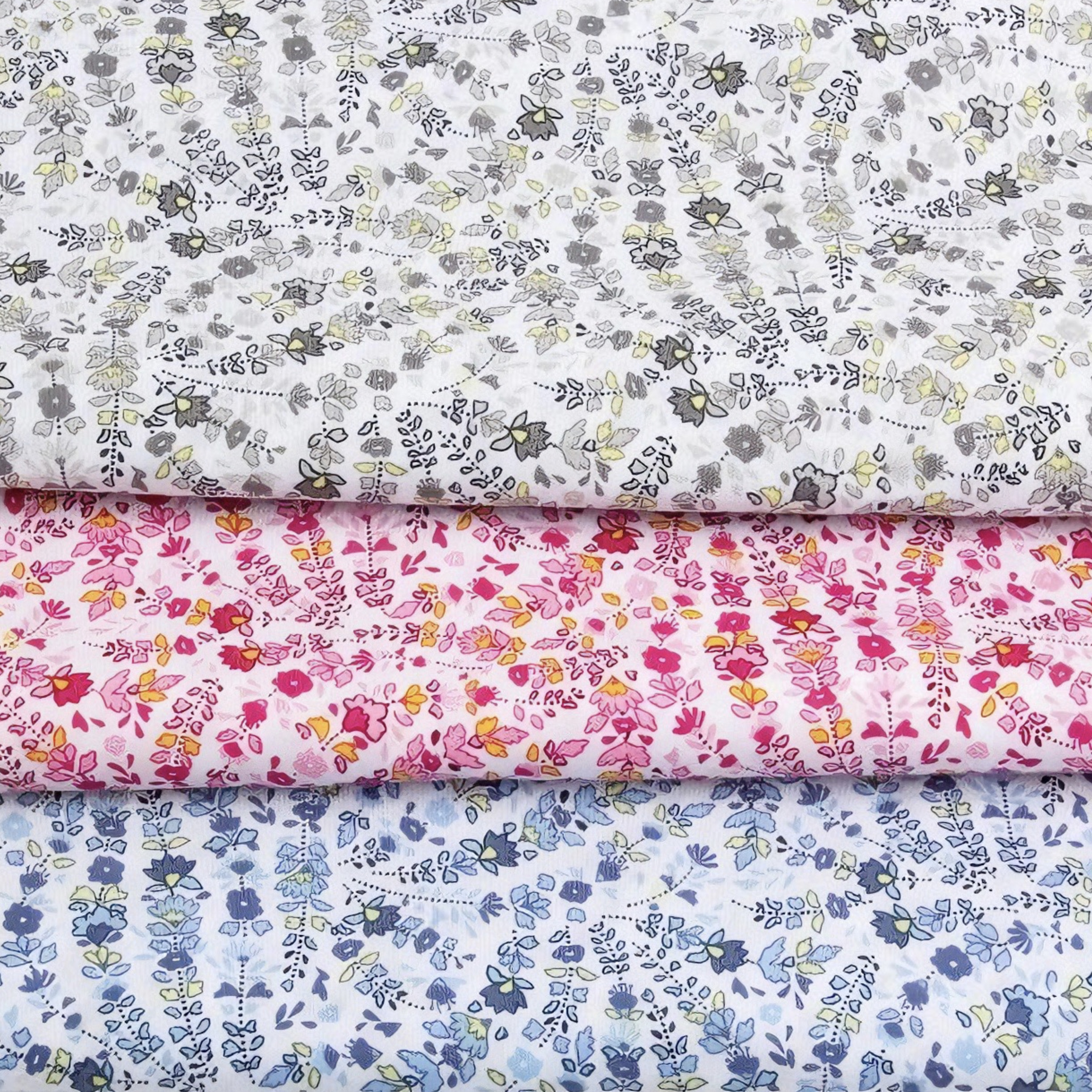 Vintage Floral Printed Fabric  - Vintage Sewing Textile reseña y precio
