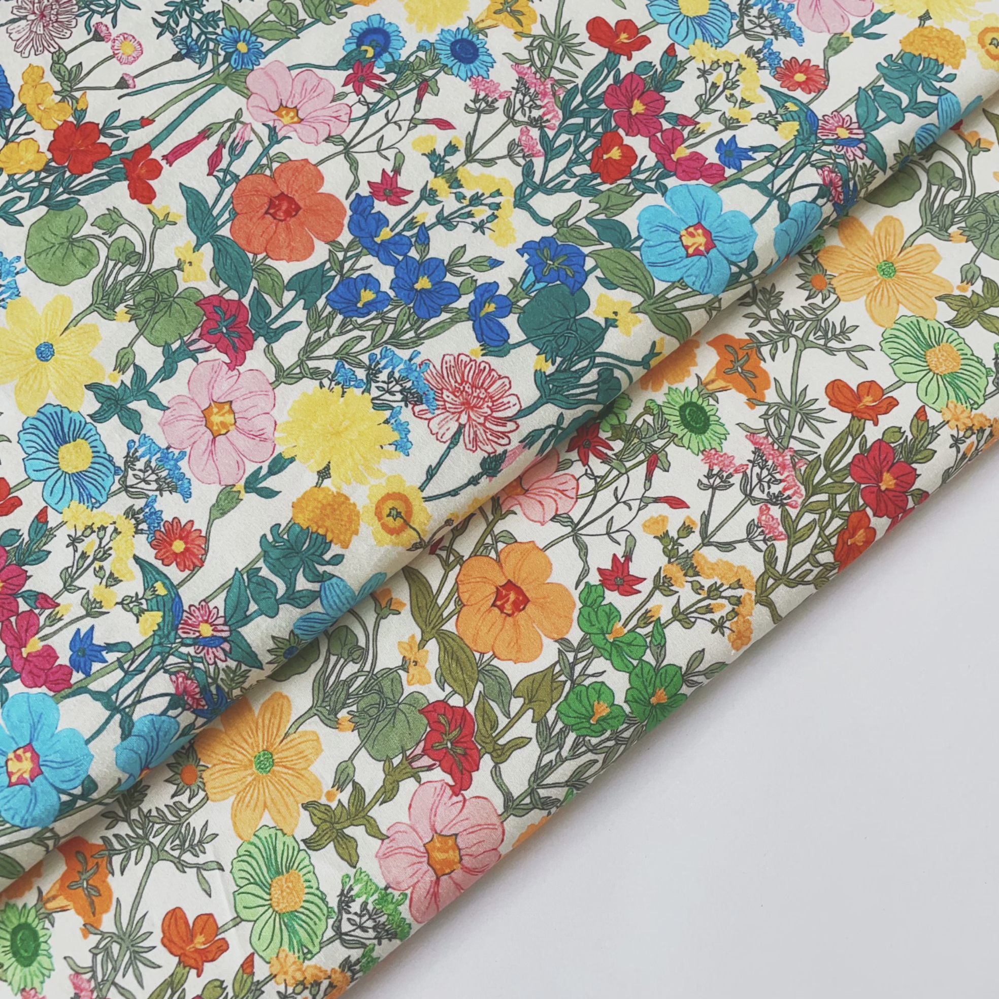 Vintage Floral Printed Cotton  - Vintage Sewing Textile reseña y precio