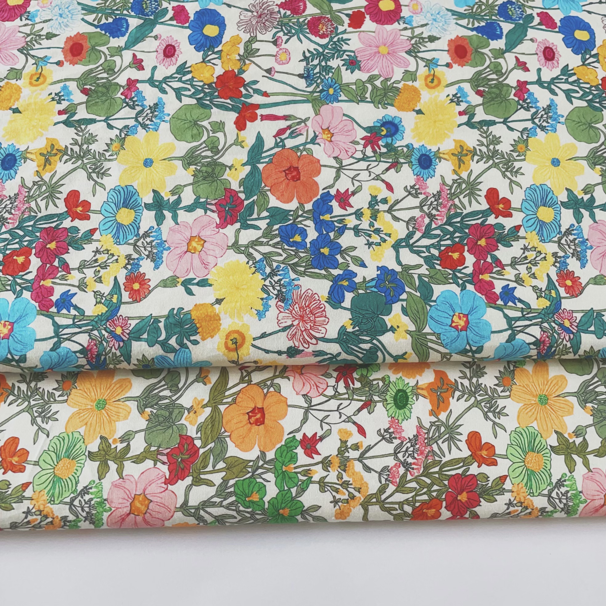 Vintage Floral Printed Cotton  - Vintage Sewing Textile reseña y precio